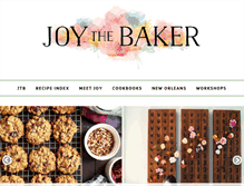 Tablet Screenshot of joythebaker.com